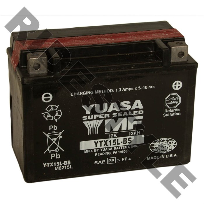 Аккумулятор Yuasa YTX15L-BS - фото 62456