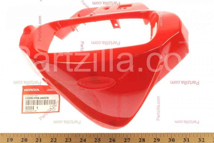 Облицевка руля красная Honda TRX 680 06+ 53205-HN8-A60ZB - фото 65424