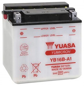 Аккумулятор Yuasa YB16B-A1 Suzuki S50 Boulevard /VS800GL Intruder /VS700 Intruder