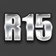 Радиус R15