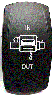 Кнопка лебедки для UTV с подсветкой Winch In-Out LTS-031 - фото 61486