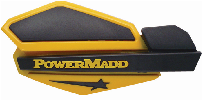 Ветровые щитки для квадроцикла PowerMadd Серия Star, желтый/черный PM34201 - фото 65080