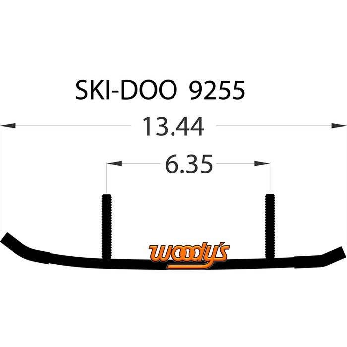 Коньки для лыж снегохода BRP/Ski-Doo Woodys ESD3-9255/16-72442 16-72442 - фото 66991