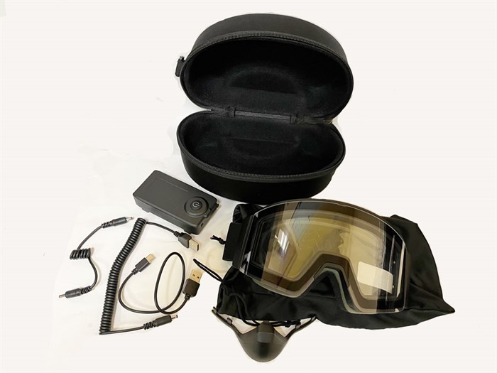 Очки /маска снегоходная с подогревом /прозрачная магнитная линза Rider Lab MASK100 - фото 70149