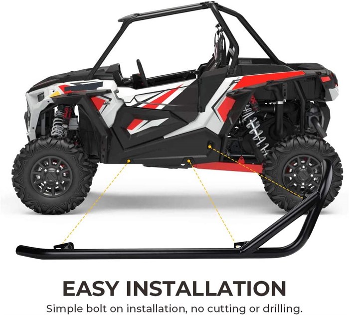 Комплект разборных порогов для Polaris RZR 1000 /RZR 900 2014+ Kemimoto SB70 SB70 - фото 74488