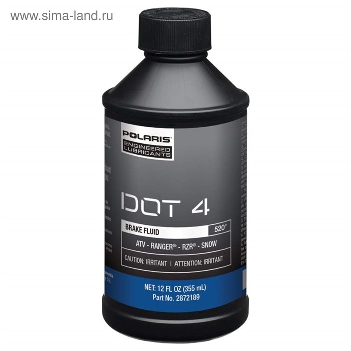 Тормозная жидкость BRAKE FLUID DOT 4 12oz Polaris 2872189 2872189 - фото 74919