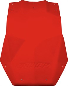 Красная защита днища снегохода Ski-Doo REV-XP 860200558