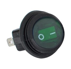 Кнопка зеленая 2 положения влагостойкая кнопка /тумблер 20мм TSK LTS-033
