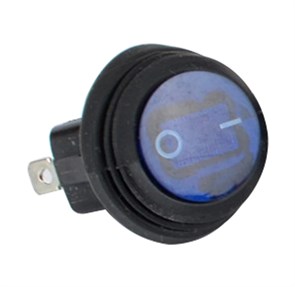 Кнопка синяя 2 положения влагостойкая кнопка /тумблер 20мм TSK LTS-034