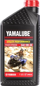 Оригинальное моторное масло 4Т для квадроцикла /мотоцикла Yamaha YAMALUBE Utility Perfomance 5W-30 1л LUB-05W30-AP-12