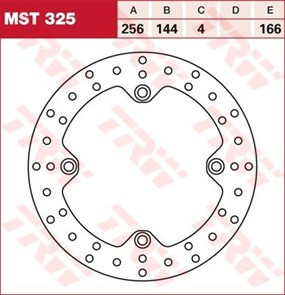 Тормозной диск  TRW MST325