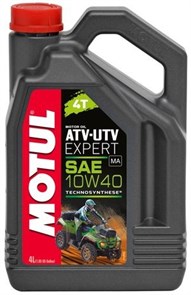 Моторное масло для квадроцикла MOTUL ATV-UTV EXPERT 10w40 4л 105939
