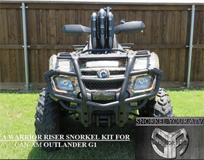 Комплект шноркелей для Can-Am G1 Outlander 2006-2012 SnorkelYourAtv Warrior Riser Outlander 06-11 SK